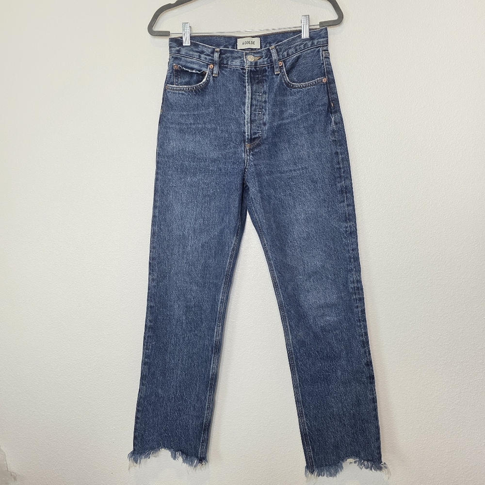 Agolde 90s Mid-Rise Loose Fit Jeans in Foundation Size 25 - Picture 4 of 12